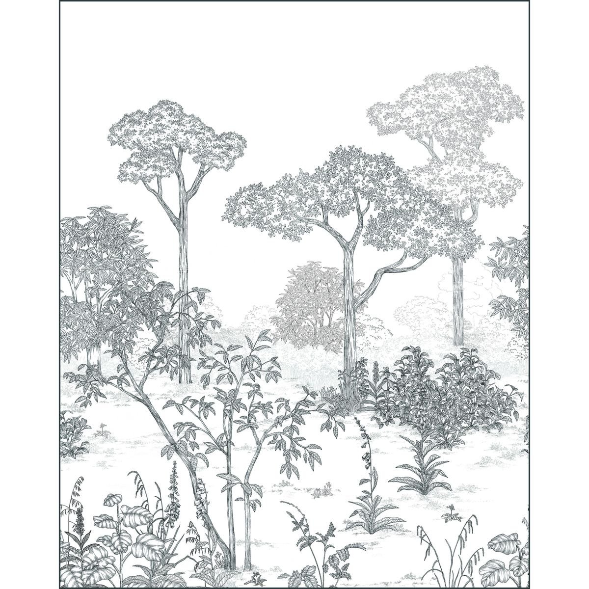 Art Of Botany Mural — Dove